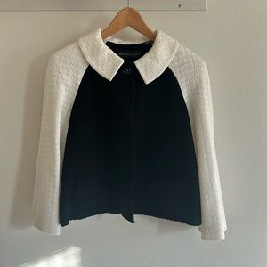 Black and white textured jacket